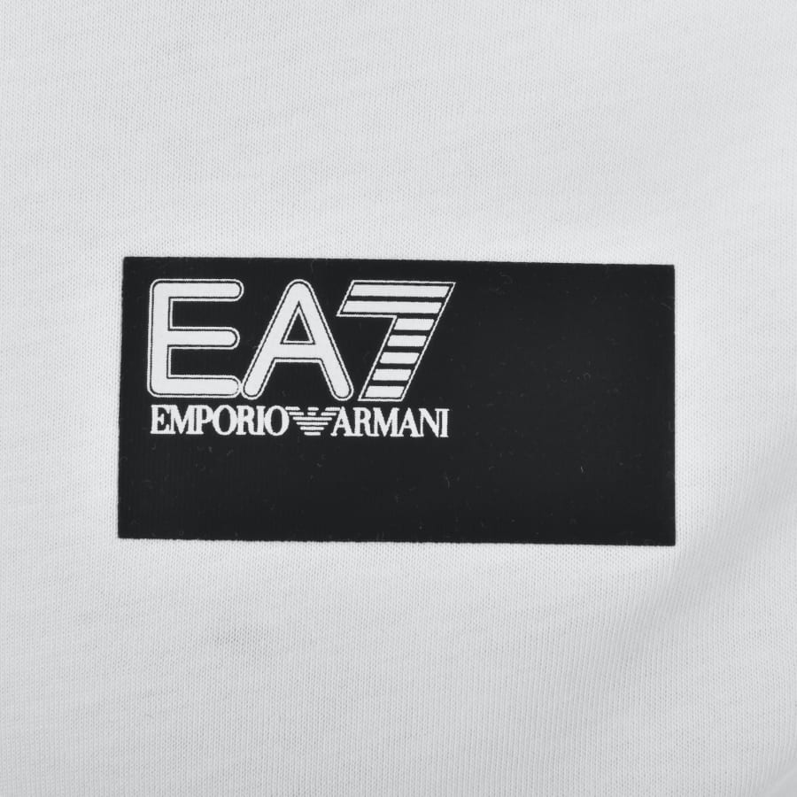 EA7 Emporio Armani Logo T Shirt White | Mainline Menswear